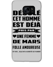 Load image into Gallery viewer, Désolé Cet Homme Est Déjà Pris Par Une Femme De Mars Birthday Gift Phone case