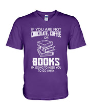Load image into Gallery viewer, Librarian I Need To Go Away Books Custom Design Gifts Guys V-Neck