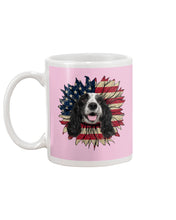 Load image into Gallery viewer, English Cocker Spaniel US Sunflower Gift For Dog Lovers Mug