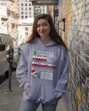 Load image into Gallery viewer, Weather Outside Frightful Sewing Let Us Sew Hoodie