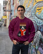 Load image into Gallery viewer, Santa Border Collie In Stock Gift For Dog Lovers Sweatshirt
