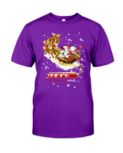 Load image into Gallery viewer, Baseball Xmas Sleigh Loading Gift For Baseball Lovers Guys Tee