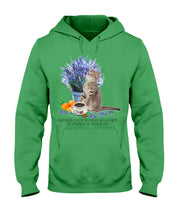 Load image into Gallery viewer, Cat With Coffee Is The Satisfaction Gift For Cat Lovers Hoodie