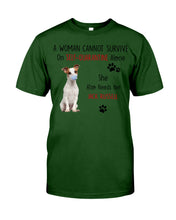 Load image into Gallery viewer, A Woman Cannot Survive Self-Quarantine Alone She Also Needs Her Jack Russell Guys Tee