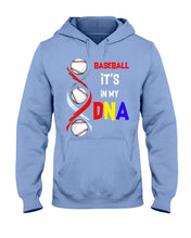 Load image into Gallery viewer, Baseball Be My DNA Gift For Sport Lovers Hoodie