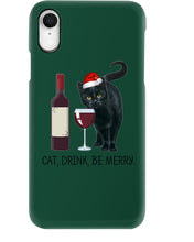 Load image into Gallery viewer, Cat Drink And Be Merry Meaningful Gift For Women Phone case