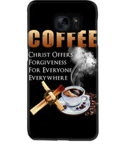 Load image into Gallery viewer, Coffee Christ Offers Forgiveness For Everyone Everywhere Phone case