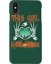 Load image into Gallery viewer, This Girl Loves Halloween Gift For Girls Phone case