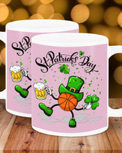 Load image into Gallery viewer, Basketball Saint Patrick's Day Gift For Basketball Lovers Mug