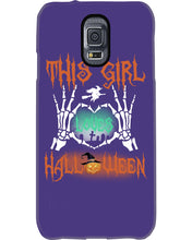 Load image into Gallery viewer, This Girl Loves Halloween Gift For Girls Phone case