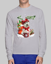 Load image into Gallery viewer, Cute Westie Christmas Night Gift For Dog Lovers Unisex Long Sleeve