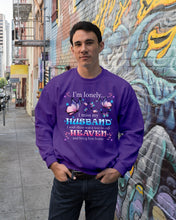 Load image into Gallery viewer, I'm Lonely I Miss My Husband Butterfly Gift For Lover Sweatshirt