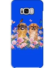 Load image into Gallery viewer, Pekingese With Peonies Gift For Dog Lovers Phone case