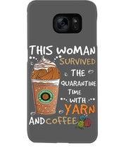 Load image into Gallery viewer, The Quarantine Time With Yarn And Coffee Gift For Women Phone case