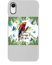Load image into Gallery viewer, Scarlet Macaw With Butterflies I Am Always With You Gift For Lover Phone case