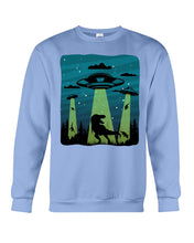 Load image into Gallery viewer, UFA Dinosaur T Rex Sky Full Of Stars Sweatshirt