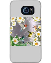 Load image into Gallery viewer, Hummingbird With English Daisy Gift For Birds Lovers Phone case