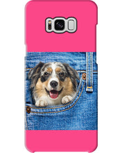 Load image into Gallery viewer, Australian Shepherd In Denim Pocket Gift For Dog Lovers Phone case