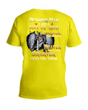 Load image into Gallery viewer, October Man Son Of God Birthday Meaningful Gift For Men Guys V-Neck