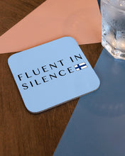Load image into Gallery viewer, Fluent In Silence Custom Design For Personalized Nation Gift Coaster