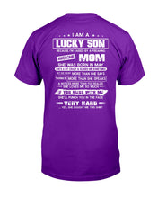 Load image into Gallery viewer, Gift For Lucky Son May Mom Loves Me So Much Guys Tee