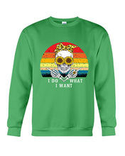 Load image into Gallery viewer, I Do What I Want Skull Sunflower Special Custom Design Sweatshirt