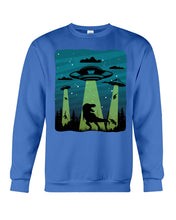 Load image into Gallery viewer, UFA Dinosaur T Rex Sky Full Of Stars Sweatshirt