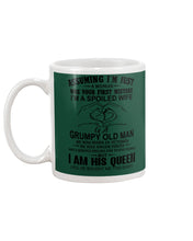 Load image into Gallery viewer, A Spoiled Wife Of An October Grumpy Old Man Birthday Meaningful Gift Mug