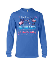 Load image into Gallery viewer, I'm Lonely I Miss My Husband Butterfly Gift For Lover Unisex Long Sleeve
