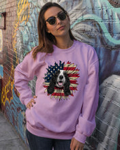 Load image into Gallery viewer, English Cocker Spaniel US Sunflower Gift For Dog Lovers Sweatshirt