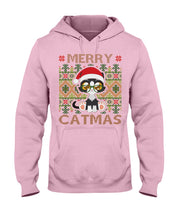 Load image into Gallery viewer, Merry Catmas Cute Funny Gifts Hoodie