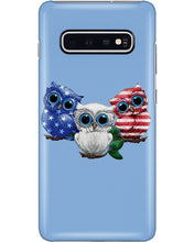 Load image into Gallery viewer, Lovely Phone Case Three Owl With US Flag Gift For Owl Lovers Phone case