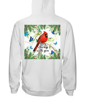 Load image into Gallery viewer, Scarlet Macaw With Butterflies I Am Always With You Gift For Lover Hoodie