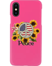 Load image into Gallery viewer, Peace Sign Sunflower Birthday Gift For Girls Phone case