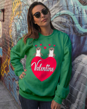 Load image into Gallery viewer, Couple Otter Valentine's Day Gift For Otter Lovers Sweatshirt