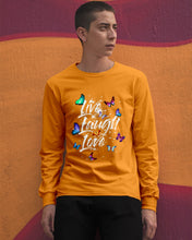 Load image into Gallery viewer, Butterfly Live Laugh Love Gift For Lover Unisex Long Sleeve