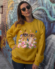 Load image into Gallery viewer, Pekingese With Peonies Gift For Dog Lovers Sweatshirt