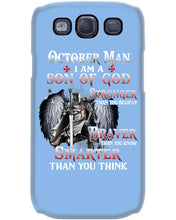 Load image into Gallery viewer, October Man Son Of God Birthday Meaningful Gift For Men Phone case