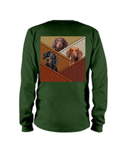 Load image into Gallery viewer, Three Cute Shih Tzu In Bag Gift For Dog Lovers Unisex Long Sleeve