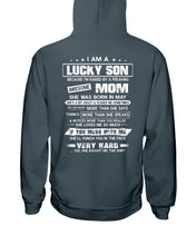 Load image into Gallery viewer, Gift For Lucky Son May Mom Loves Me So Much Hoodie