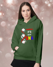 Load image into Gallery viewer, Baseball Be My DNA Gift For Sport Lovers Hoodie