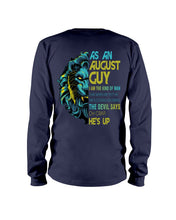Load image into Gallery viewer, As An August I Am The Kind Of Man Lion Birthday Gift Unisex Long Sleeve