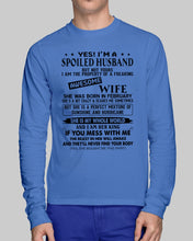 Load image into Gallery viewer, I'm A Spolied Husband But Not Yours - Awesome Wife Was Born In February Unisex Long Sleeve