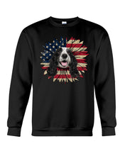 Load image into Gallery viewer, English Cocker Spaniel US Sunflower Gift For Dog Lovers Sweatshirt
