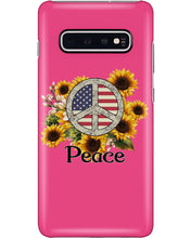 Load image into Gallery viewer, Peace Sign Sunflower Birthday Gift For Girls Phone case