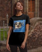 Load image into Gallery viewer, Australian Shepherd In Denim Pocket Gift For Dog Lovers Guys Tee