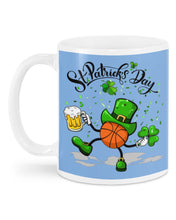 Load image into Gallery viewer, Basketball Saint Patrick's Day Gift For Basketball Lovers Mug