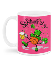Load image into Gallery viewer, Basketball Saint Patrick's Day Gift For Basketball Lovers Mug