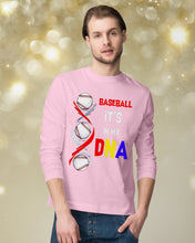 Load image into Gallery viewer, Baseball Be My DNA Gift For Sport Lovers Unisex Long Sleeve
