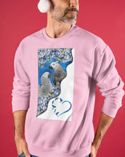 Load image into Gallery viewer, Magical Gray Couple African Parrot Gift For Bird Lovers Sweatshirt